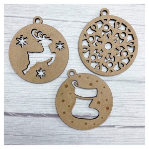 Pack de 3 Bolas Navideñas