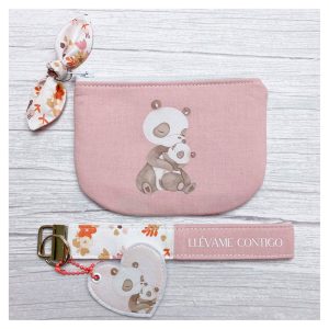 Monedero con llavero a juego  “Llévame contigo”
