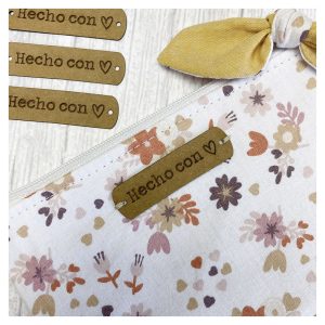 Etiquetas de Costura Kraft Tex