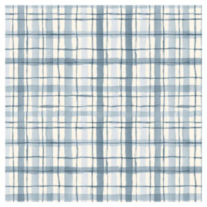 Tela Vichy Irregular Azul