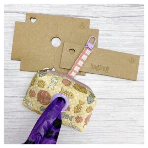 Patrón MDF BagDog – Dispensador de bolsas para perros